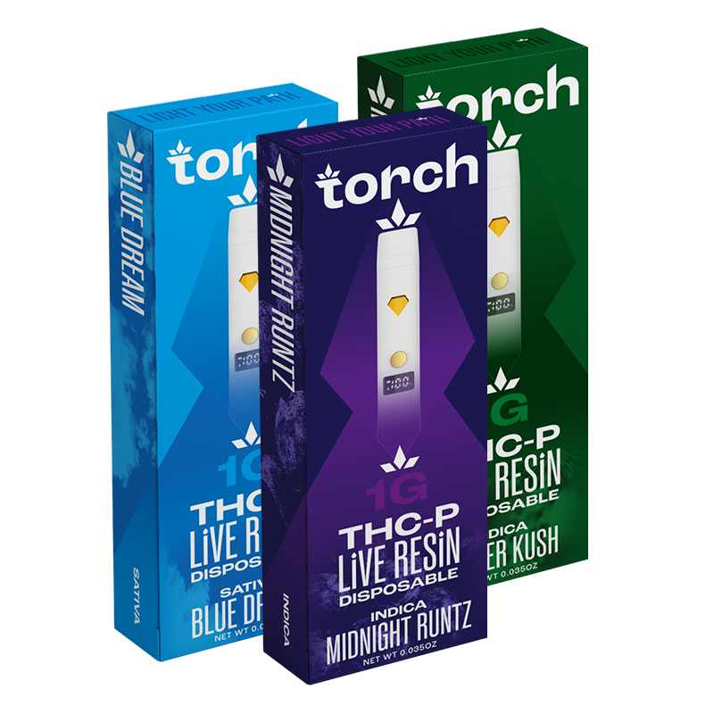 Torch THC-P Live Resin Disposable | 1g  Torch Hemp