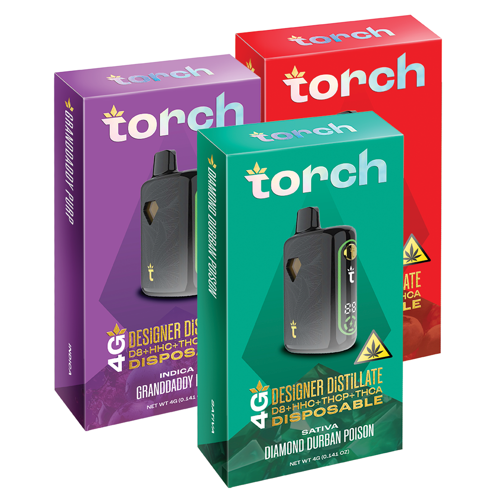 Torch Designer Distillate | 4g THCA Disposable Torch Hemp Torch Designer Distillate | 4g THCA Disposable Torch Hemp