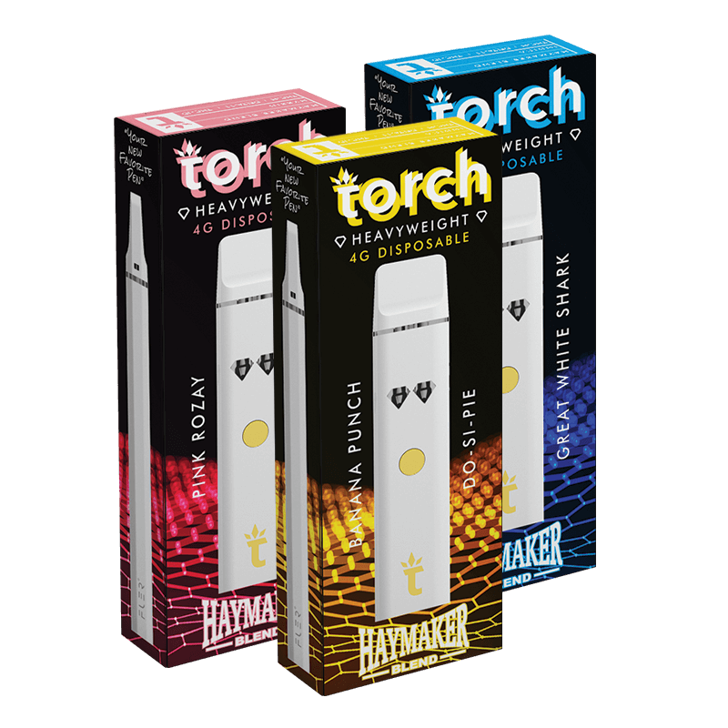 Torch Haymaker Blend Heavyweight Series 4g Disposable Torch Hemp