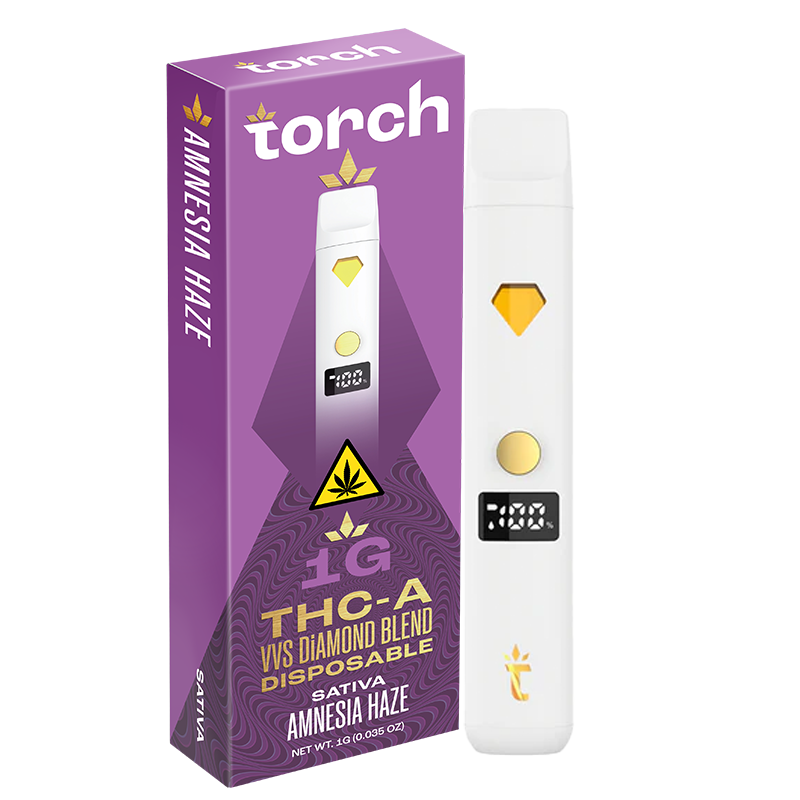 amnesia disposable vape Torch VVS Diamond Blend Amnesia Haze | Indica