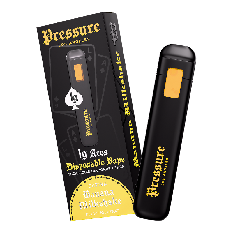 milkshake vape disposable Pressure LA Aces Banana Milkshake | Sativa