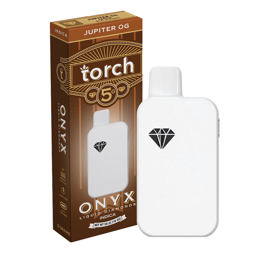 Torch Onyx Blend Jupiter OG | Indica | 5g Disposable Torch Hemp Torch Onyx Blend Jupiter OG | Indica | 5g Disposable Torch Hemp