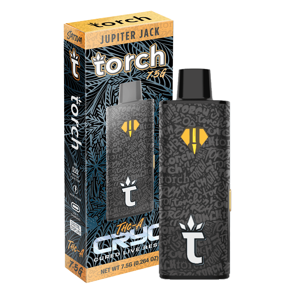 Torch Cryo Jupiter Jack | Sativa | 7.5g Disposable Torch Hemp Torch Cryo Jupiter Jack | Sativa | 7.5g Disposable Torch Hemp