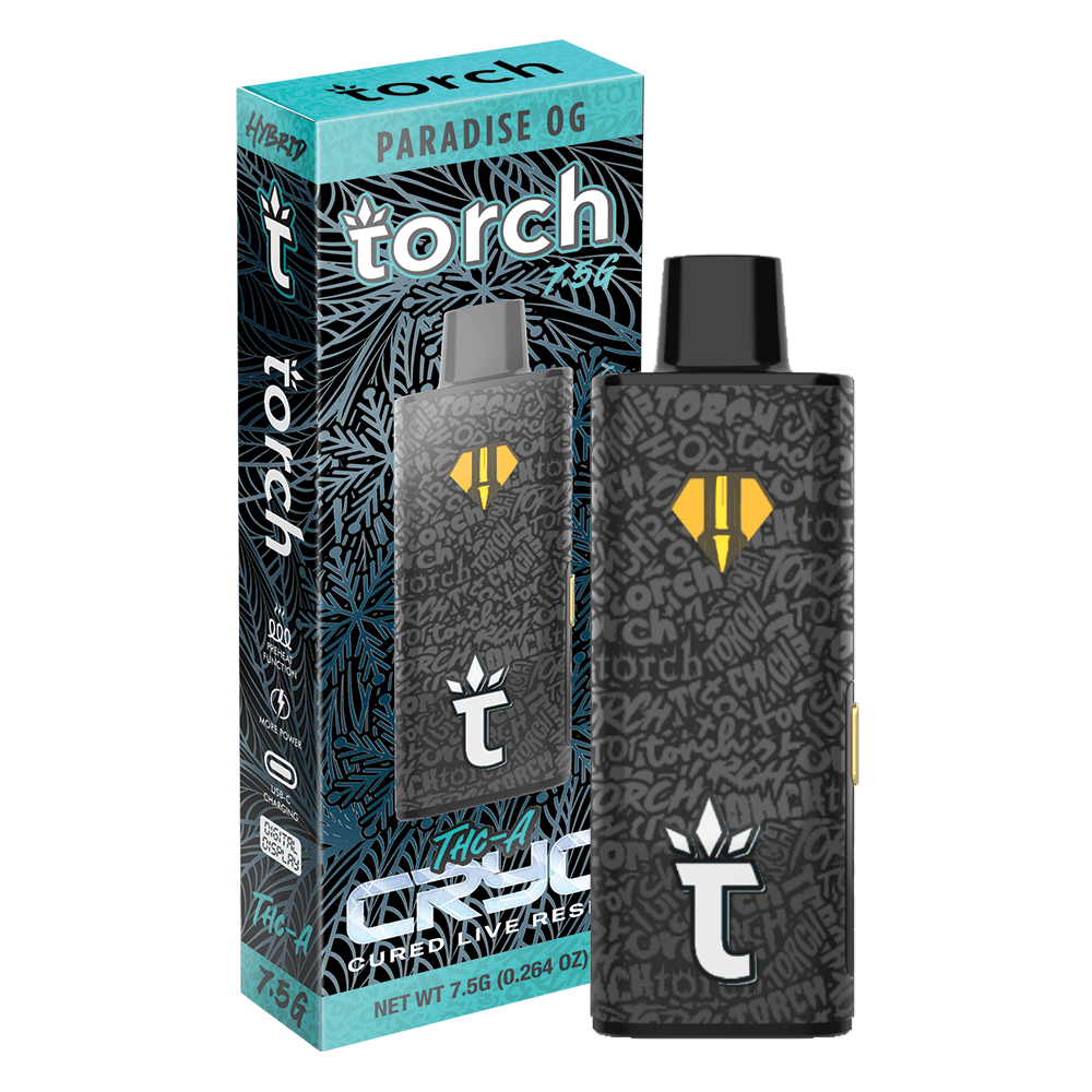 Torch Cryo Paradise OG | Hybrid | 7.5g Disposable Torch Hemp Torch Cryo Paradise OG | Hybrid | 7.5g Disposable Torch Hemp