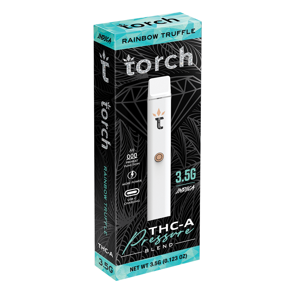 Torch THC-A Pressure Blend Rainbow Truffle | Indica | 3.5g Disposable