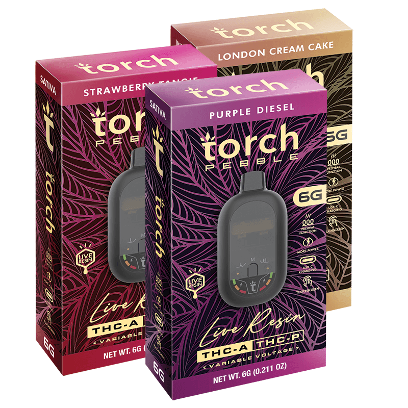 Pebble Live Resin 6g Torch Hemp