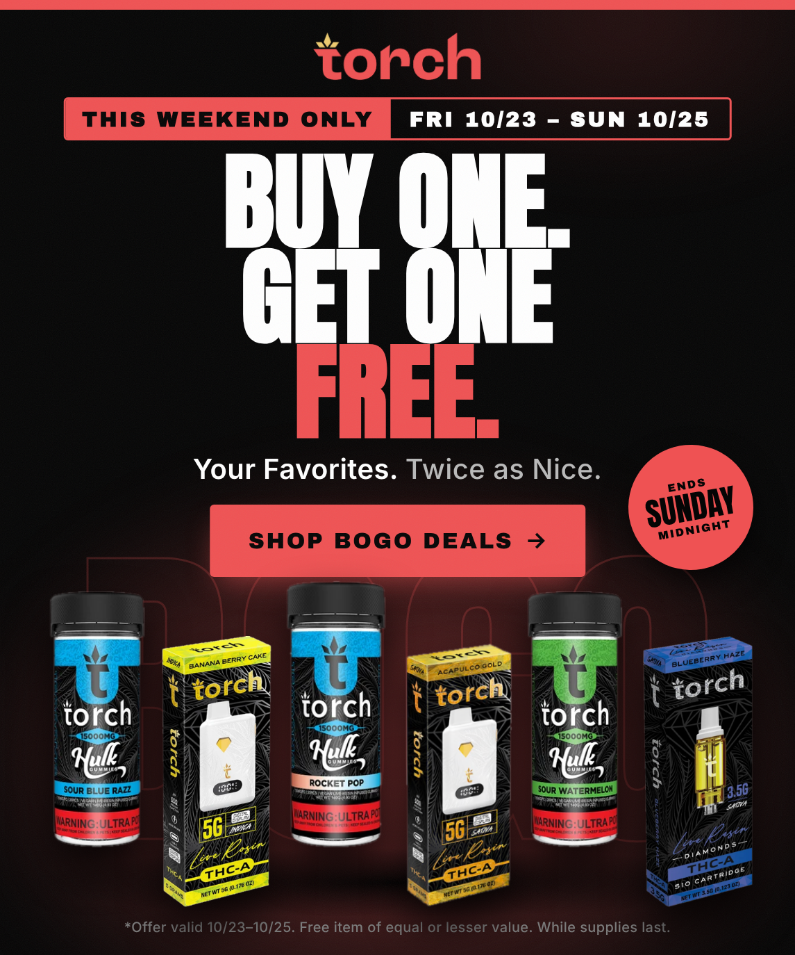 BOGO Products!