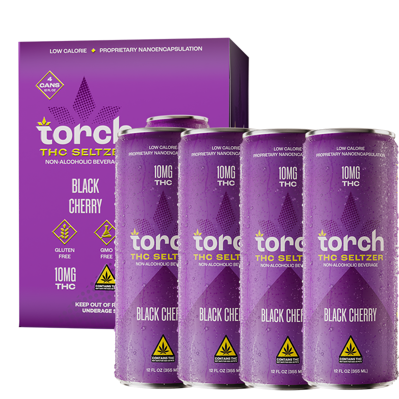 Black Cherry Seltzer D9 THC Seltzer