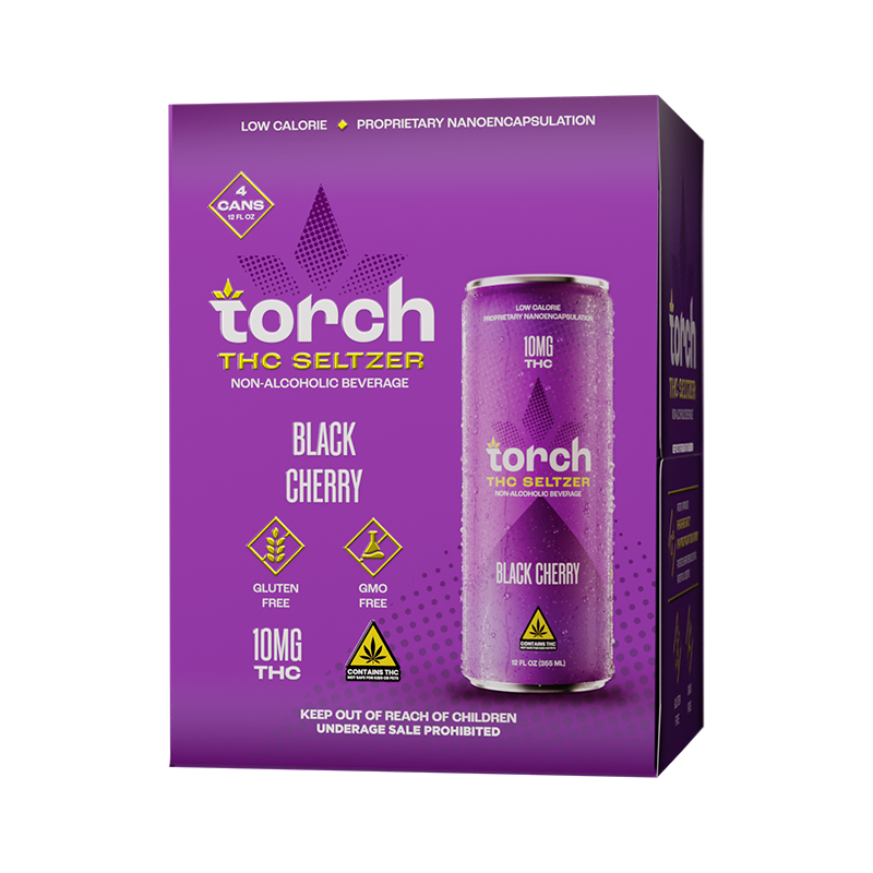 Black Cherry Seltzer D9 THC Seltzer