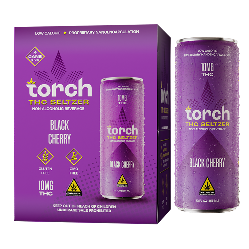 Black Cherry Seltzer D9 THC Seltzer