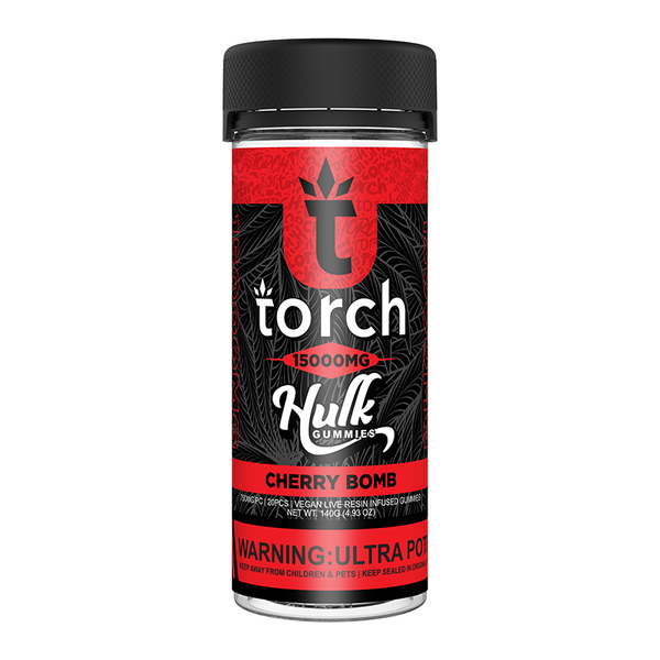 Torch Hulk Cherry Bomb | 20ct | 15000mg ULTRA POTENT Gummies