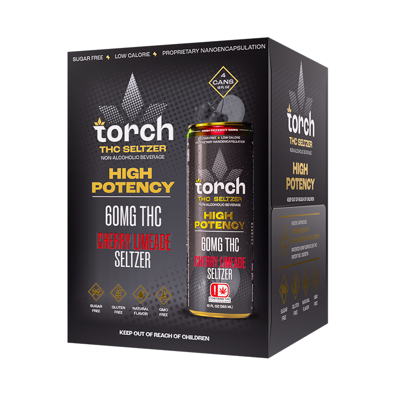 Cherry Limeade High Potency D9 THC Seltzer