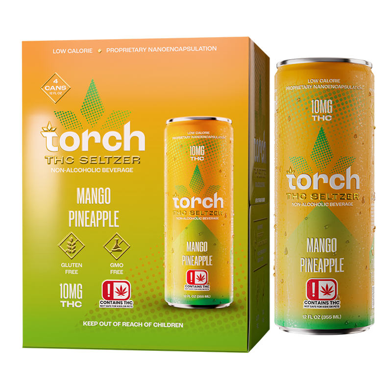 Mango Pineapple D9 THC Seltzer
