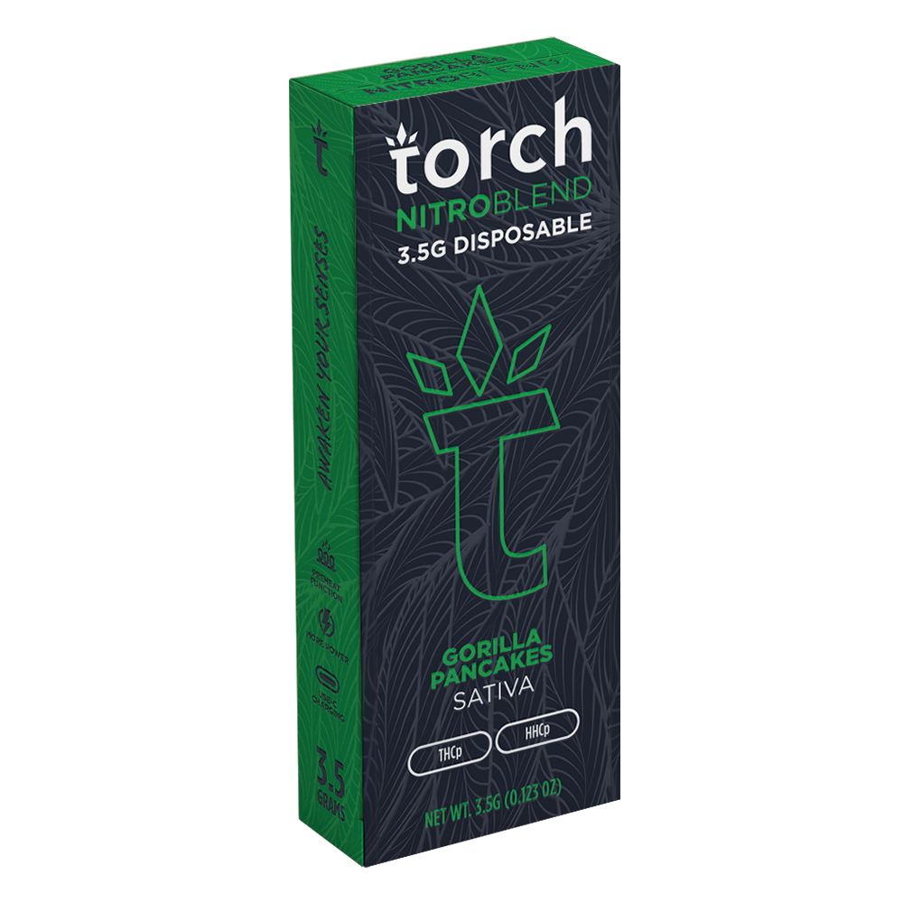 Torch Gorilla Pancake | Sativa | 3.5G Disposable – Torch Hemp