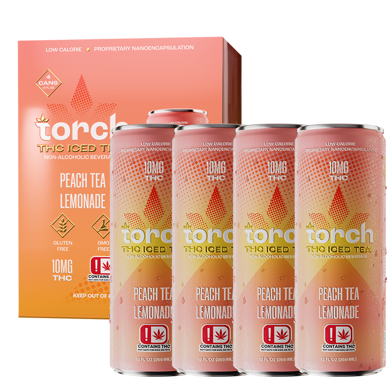 Peach Tea Lemonade D9 THC Iced Tea