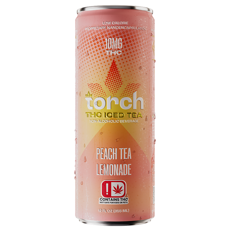 Torch Tea Torch Peach Tea Lemonade D9 THC Iced Tea Beverage – Torch Hemp