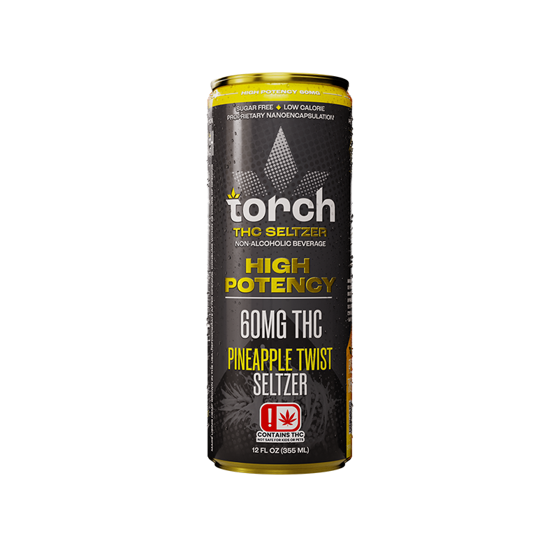Pineapple Twist High Potency D9 THC Seltzer