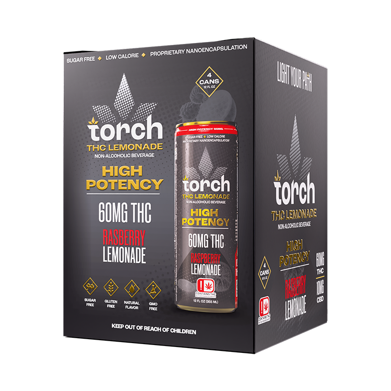 Raspberry Lemonade High Potency D9 THC Seltzer