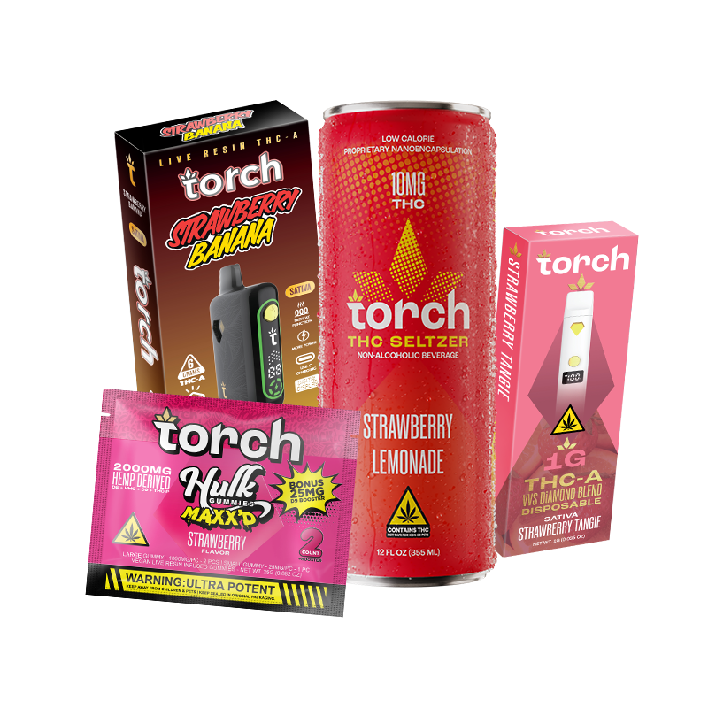 Sip. Smoke. Chew. Strawberry Bundle