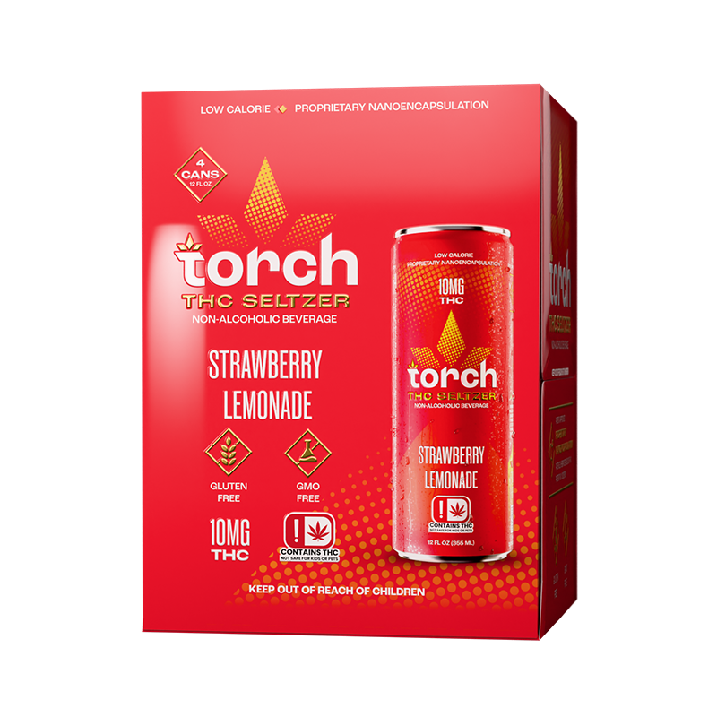 Strawberry Lemonade D9 THC Seltzer