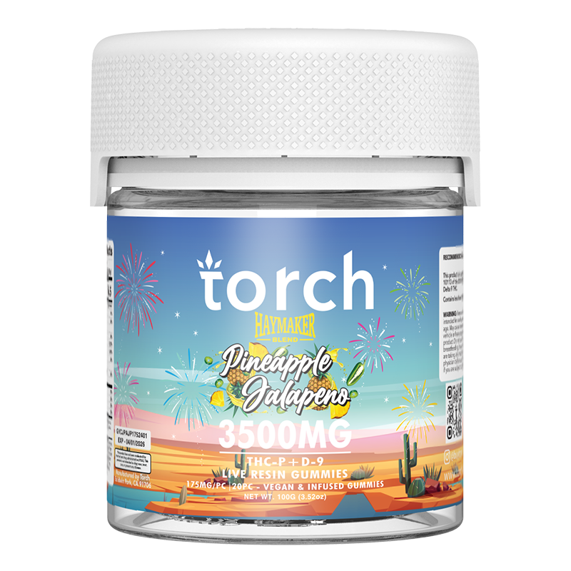 Torch Haymaker Pineapple Jalapeno Gummies | 20ct | 3500mg – Torch Hemp