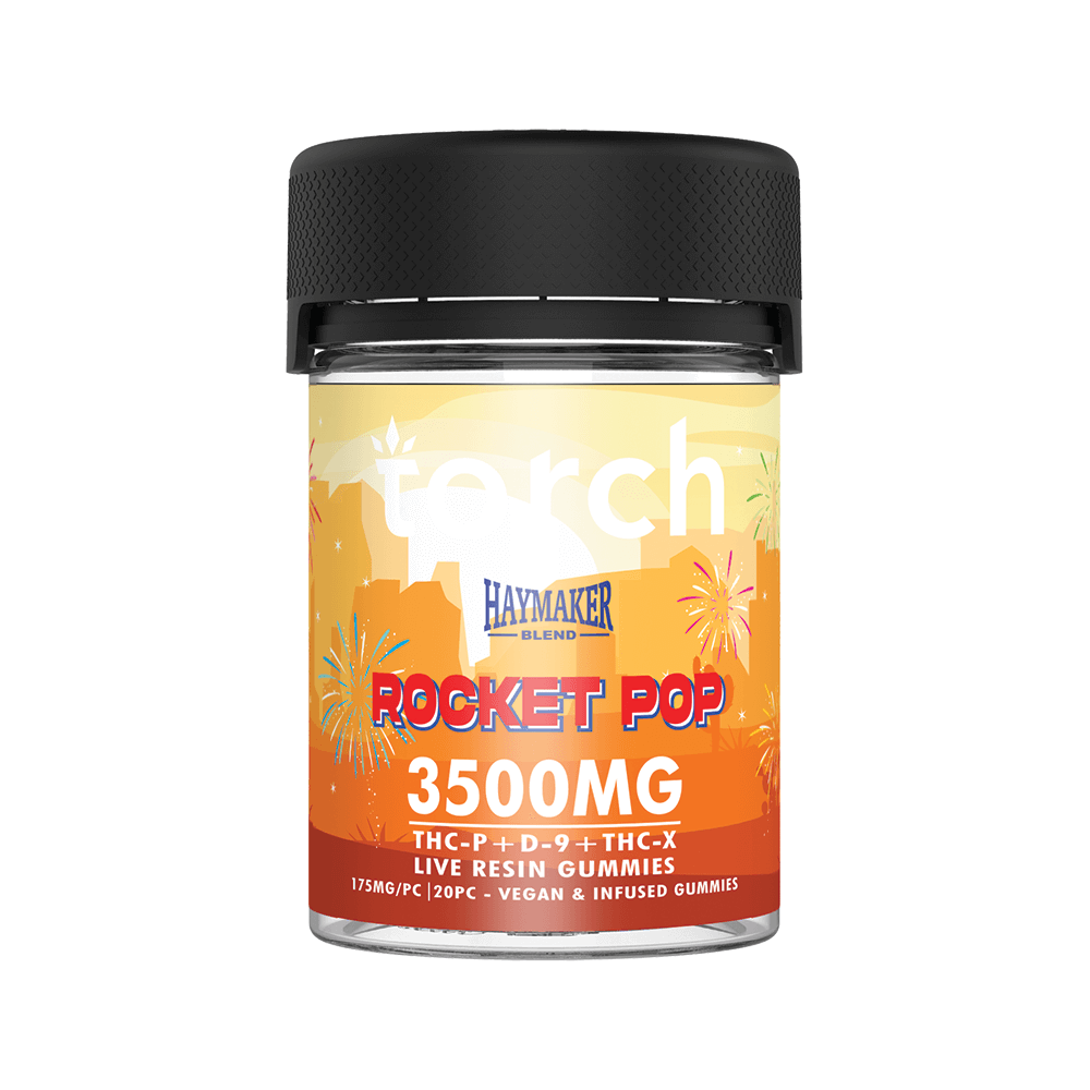 Torch Haymaker Rocket Pop Gummies 20ct 3500mg Torch Hemp