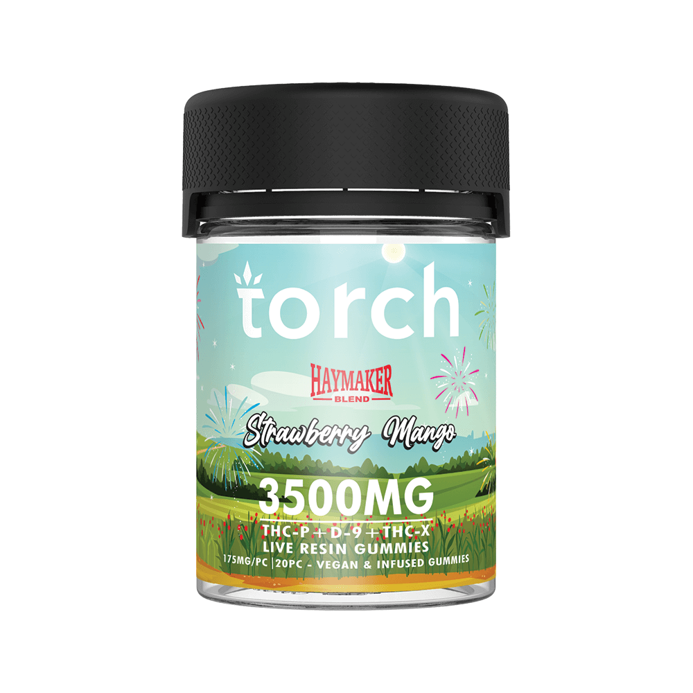 Torch Haymaker Strawberry Mango Gummies 20ct 3500mg Torch Hemp