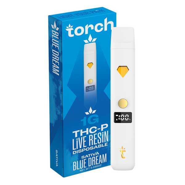 Torch THCp Live Resin Blue Dream Disposable | Sativa | 1G – Torch Hemp