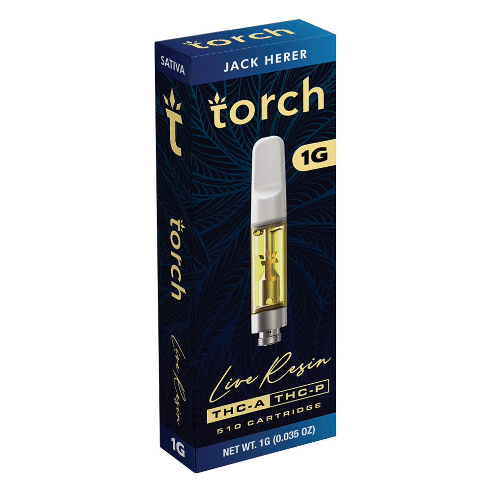 Torch 1g Cart Jack Herer | Sativa | Live Resin THCa – Torch Hemp