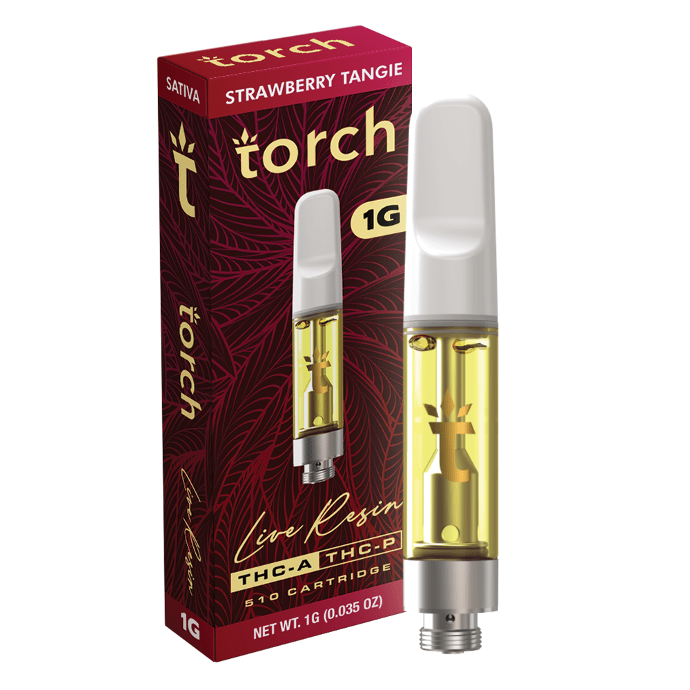 Torch 1g Cart Strawberry Tangie | Sativa | Live Resin THCa – Torch Hemp