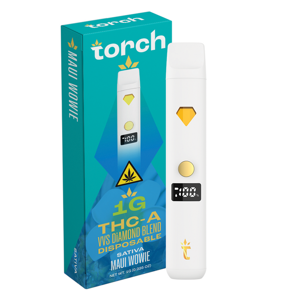 Torch Maui Wowie Sativa 1g THC-A Disposable | Discover Now