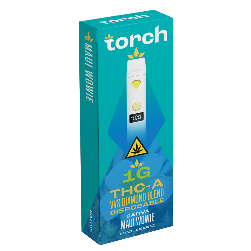 Torch Maui Wowie Sativa 1g THC-A Disposable | Discover Now