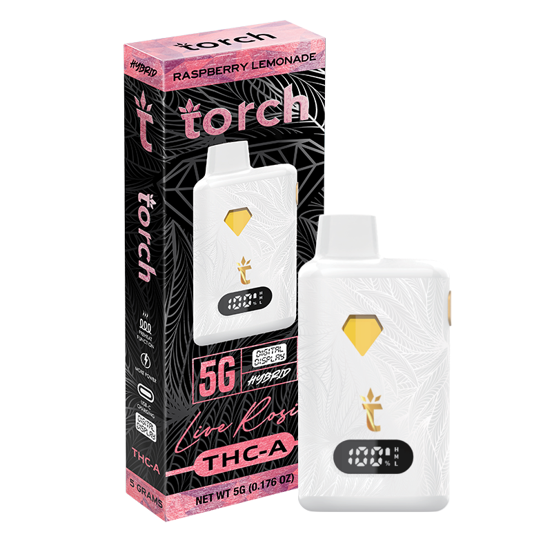Torch Live Rosin Raspberry Lemonade | HYBRID | 5G THC-A Disposable