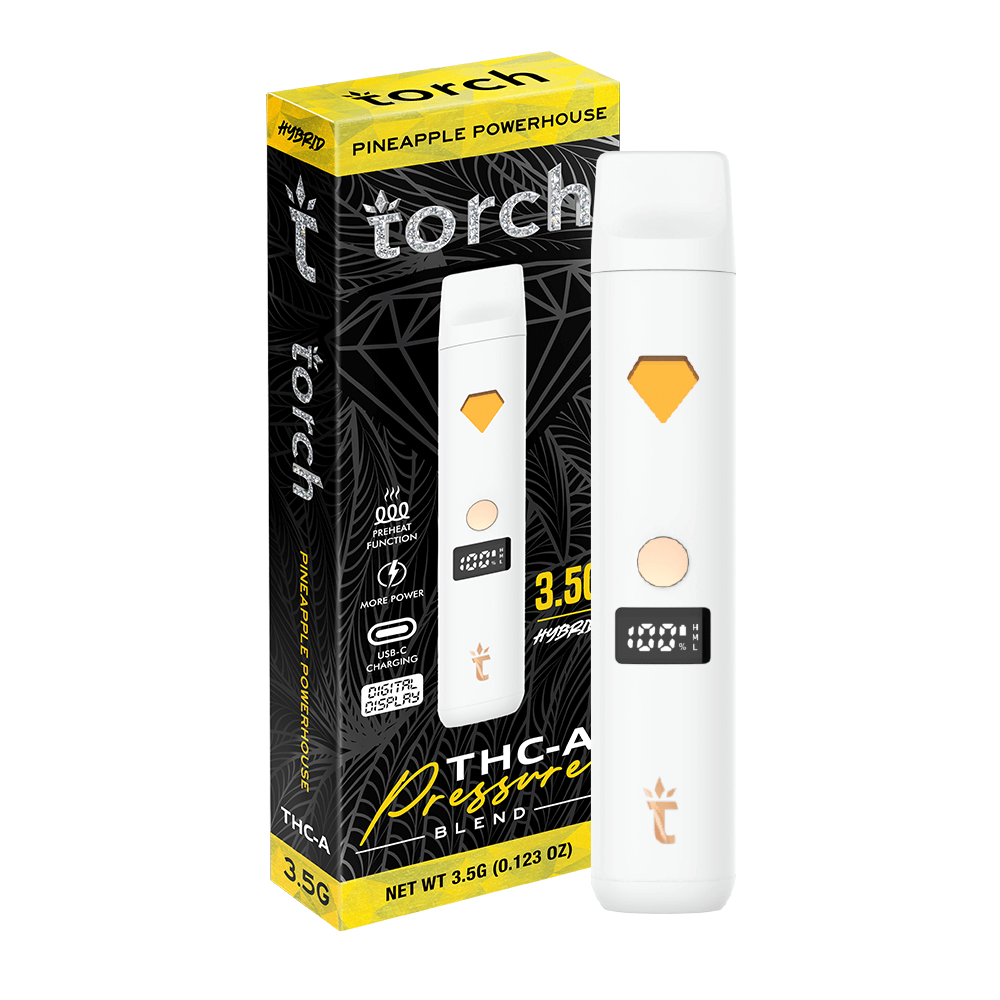 Torch THC-A Pressure Blend | 3.5g Disposable – Torch Hemp