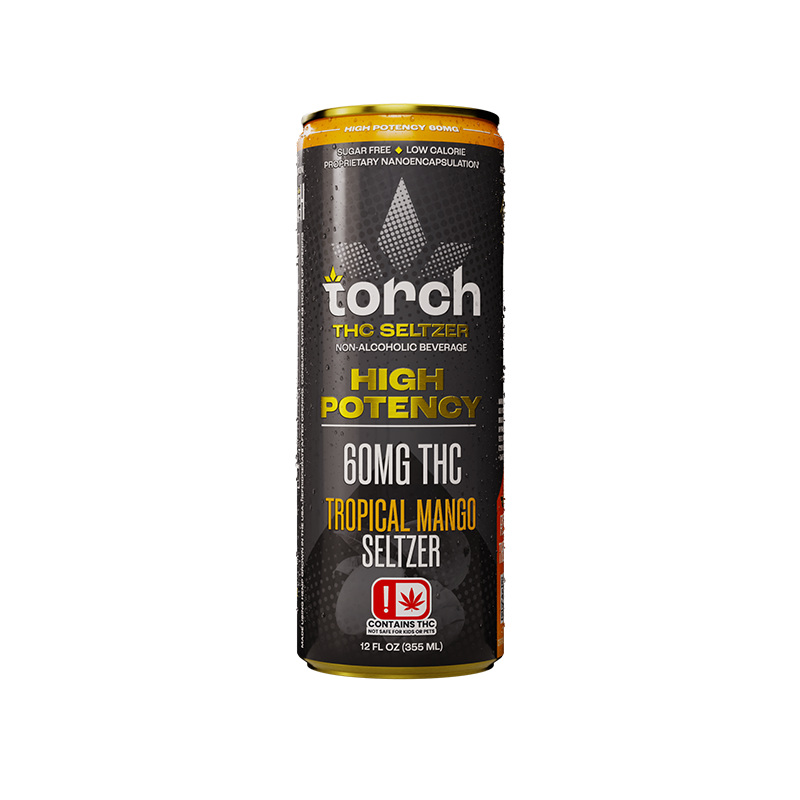 Tropical Mango High Potency D9 THC Seltzer