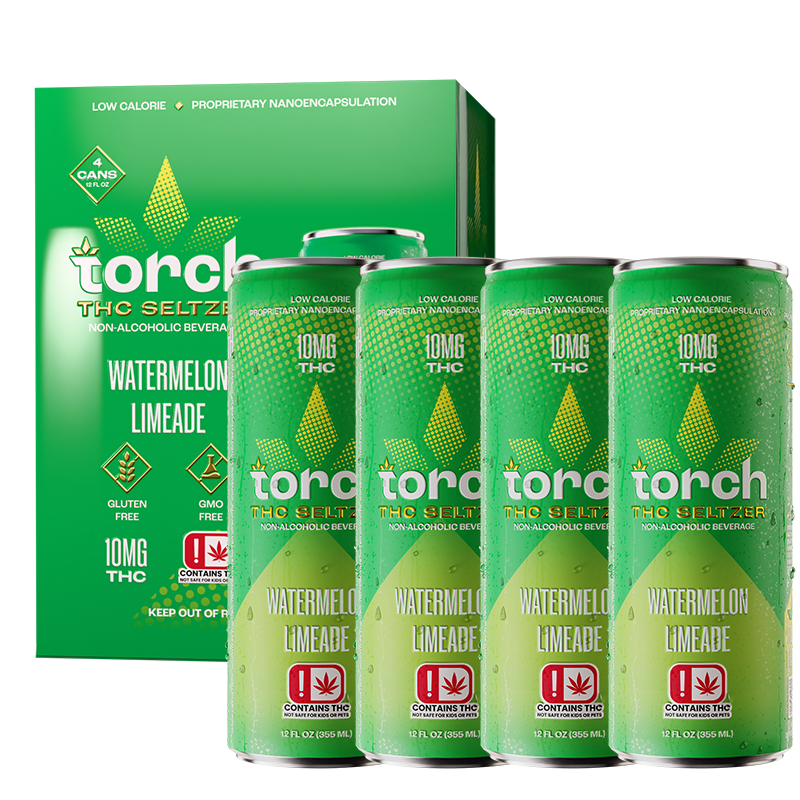 Watermelon Limeade D9 THC Seltzer