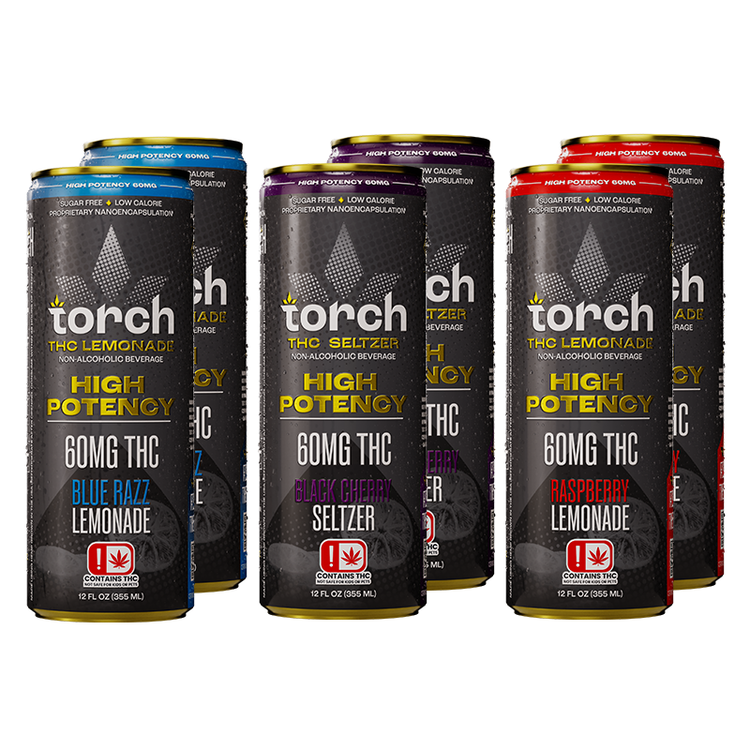 Torch Drinks D9 High Potency Original 3 6-Pack Sampler – Torch Hemp